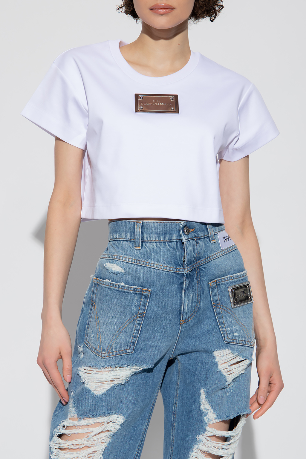 Dolce & Gabbana Blusa Manga Larga 740413 - White dolce